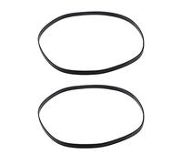 Gadpiparty 2pcs Flexible Rubber Belt for Record Player Turntable Compatible Replacement for Phonograph Smooth and for Restoring Sound Quality