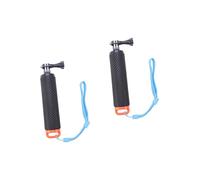Gadpiparty 2pcs Floating Handheld Diving Stick Bright Orange Floaty Grip for Cameras Case Compatible Dual Camera Support Wrist Strap for Added Security
