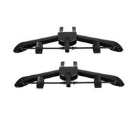 Gadpiparty 2Pcs Foldable Clothes Hanger for Handheld Steamer Garment Steamer Accessories Sturdy Design for Steaming Heavy Garments Convenient Storage and Edges for Bedroom and Cloakroom Use