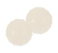 Gadpiparty 2pcs Glow Dark Rubber Dog Balls Interactive Chew for Dogs Bite-resistant Pet Play Balls for Physical and Mental Stimulation