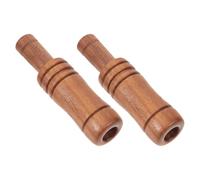 Gadpiparty 2pcs Goose Call Whistle Wooden Bird Sound Imitation for Hunters | Solid Wood, Brown Finish, Beginner-friendly Play, Pocket Size, for Waterfowl Hunting and Wildlife Observation