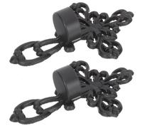 Gadpiparty 2Pcs Gothic Cross Wall Hanging Candle Holders Iron Metal Tea Light Sconces for Wedding Party Wall Decoration