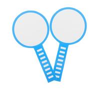 Gadpiparty 2pcs Handheld Dry Erase Answer Paddles Single-Sided Whiteboard Voting Boards for Classroom Teacher Reusable Lightweight Event Scoreboards