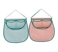 Gadpiparty 2pcs Hanging Storage Mesh Bags for Kitchen Use, Reusable Cloth Mesh Design with Large Openings, Easy to Use Fruit and Vegetable Storage Pouches, Suitable for Beach and Shower