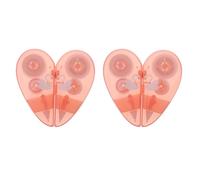 Gadpiparty 2pcs Heart-shaped Correction Tape Students Correction Tape Creative Plastic Design Cover and Fix Mistakes Fast School Supplies and Students Assorted style