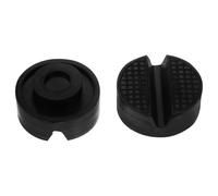 Gadpiparty 2pcs Jack Rubber Pads for Jack Stand Non-slip Surface and Heavy Duty Rubber Material to Protect Jack-up Point, Suitable for Car Repair and Lifting