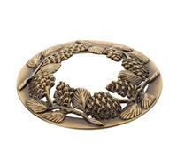 Gadpiparty 2pcs Jar Candle Topper Metal Cover for Scented Candles Hollow Aroma Lid Windproof and Heat-Gathering Design