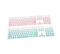 Gadpiparty 2PCS Keyboard Protector for Laptop Keyboard Cover Skin Food-grade Silicone Dustproof Thin Film Compatible with Dell Desktop Computers
