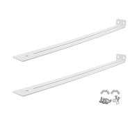 Gadpiparty 2pcs Kitchen Drawer Support Brackets Kit Steel Repair Replacement Hardware for Reinforcing and Mending Dresser Drawer Slides Invisible Fix