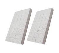 Gadpiparty 2PCS Lava Grinding Pads for Small Animals Chinchilla Grinding Stone Nail Filing Tool Multi-functional Chew and Foot Pad for Rabbits Guinea Pigs Hamsters Hedgehogs Compact Cage