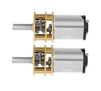 Gadpiparty 2pcs Micro Gear Motor High Torque Metal Reducer Dc Miniature Electric Motor for DIY Robotics Rc Cars Robots with Stable Output and Compact Design