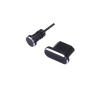 Gadpiparty 2pcs Micro USB Dust Plugs for Edge Honor Durable Protectors for Ports Easy to Install Includes Storage Case Black