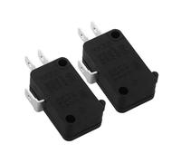 Gadpiparty 2pcs Microwave Door Switch Replacement for Electronic Equipment and Microwave Oven, Precision Plastic and Metal Micro Momentary Switches with Professional Design, Monitors Door