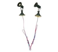 Gadpiparty 2Pcs Mini Railroad Signal Lamp Decorative Light Adornment for Sand Table Models DIY Railway Scene Accessories Unique Choice for Miniature Enthusiasts