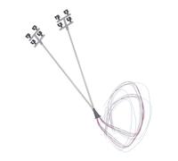 Gadpiparty 2Pcs Miniature Court Lamps LED Doll House Garden Adornment Simulated Street Light Props for Sand Table Model Chic Design for Miniature Gardens and Path Decor