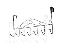 Gadpiparty 2pcs Over The Door Hooks Nail-Free Alloy Hangers for Clothes and Bags, Modern Space-Saving Organizer Hooks for Home and Bedroom Storage