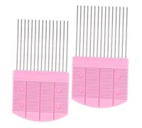 Gadpiparty 2pcs Paper Quilling Weave Tools Compact DIY Craft Comb for Beginners and Advanced Users Portable Pink Paper Rolling Board for Quilling Supplies and Projects