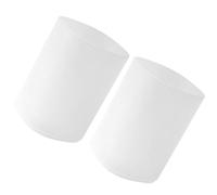 Gadpiparty 2pcs Pen Holder for Desk Organizer Pen Organizer Storage Plastic Frosted White with Smooth Surface for Study and Office