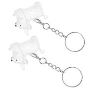 Gadpiparty 2pcs Pet Hair Keepsake Box Cute Dog Keychains for Keys Refillable Pet Urn Storage Bottle Puppy Shaped Bag Hanging Ornament