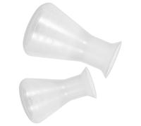 Gadpiparty 2pcs Plastic Scientific Beaker Set with 50ml and 100ml Capacity, Lightweight Conical Flasks for Laboratory Applications and Field Research, Multipurpose Use Laboratory Equipment
