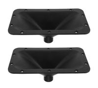 Gadpiparty 2pcs Plastic Stage Audio Horn Flare for Tweeters with 1-1/16" Throat Diameter, Wide Compatibility and Sound Projection, for Fixed Installations and Large Venues
