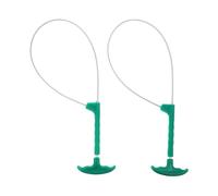 Gadpiparty 2pcs Portable Pig Catcher Poles with Switch Livestock Restraining Tool for Farm Animal Control Easy-use Pig Holder Rope for Efficient Farming and Handling