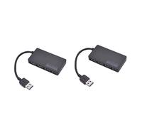 Gadpiparty 2pcs Ports USB Divider USB Hub for Computer Laptop PC Tablet Smart Phone Splitter Adapter for Work and Home Use