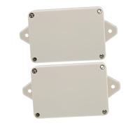 Gadpiparty 2Pcs Power Junction Box Plastic Electronics Enclosure Project Case Compact Electrical Circuit Board Housing for Industrial Use