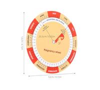 Gadpiparty 2pcs Pregnancy Wheel Fetal Development Chart Colorful Paper Providing Essential Information about Fetal Development and Maternal Health Record and Track Pregnancy Information