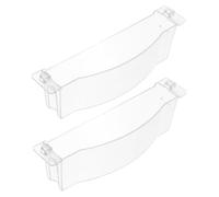 Gadpiparty 2pcs Range Hood Oil Tray Thickened Oil Catcher for Kitchen Hood Grease Collector Receiving Box Range Accessories
