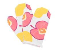 Gadpiparty 2pcs Safe Heat Resistant Oven Mitts for Hanging Loop Protective Baking Gloves for Boys and Portable Kitchen Cooking Accessories for Home and Party