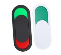 Gadpiparty 2pcs Sliding Privacy Door Signs with Easy Slide Mechanism for Bathroom Office Bedroom Vacant Occupied Indicator with Strong Adhesive Backing High Visibility Restroom Door Signs for