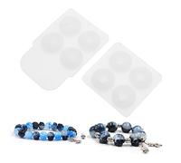 Gadpiparty 2pcs Small Skull Silicone Mold for DIY Resin Jewelry Making Halloween Craft Mold Reusable and Easy to Clean Silicone Mould for Pendants and Bracelets