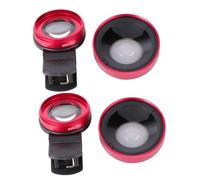 Gadpiparty 2pcs Smartphone Camera Lens Cell Phone Mobile Camera Lens Phone Lens Golden
