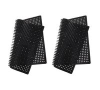 Gadpiparty 2pcs Soft Touch Rubber Horse Scratching Post Pad for Cattle Goats Dogs Itch Relief Mat Natural Grooming Behavior Easy to Clean Livestock Scratch Panel