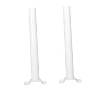 Gadpiparty 2pcs Solar Street Light Pole Mount Brackets Diameter Weather-Resistant Extension Arms for Outdoor Lamp Posts Garden Pathway Lighting Urban Rural Use