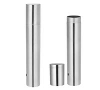 Gadpiparty 2pcs Stainless Steel Diploma Scroll Holder Tube 2.8cm Diameter 30cm Length Document Organizer for Birth Certificates and Important Documents Storage