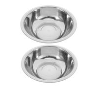 Gadpiparty 2pcs Stainless Steel Foot Basin Wash Basin for Soaking Feet Portable Bath Bathroom Kitchen