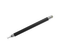 Gadpiparty 2pcs Stylus Pen for Touch Screens Capacitive Pencil Replaceable Tip Smooth Writing for Tablets Phones for Drawing Note-taking Gaming Black