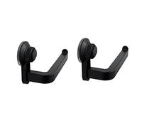 Gadpiparty 2pcs Toilet Roll Holder Suction Cup Black Bathroom Suction Cup Holder Wall-mounted Paper Roll Rack No Screws for Home Decor