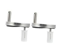 Gadpiparty 2Pcs Toilet Seat Hinge Screws Reliable Replacement Bolts for Easy Installation Fits Standard Toilets for Home Bathrooms Hotels and Public Places