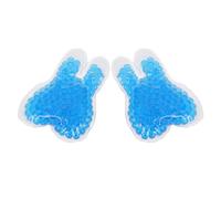 Gadpiparty 2pcs Tooth Shaped Ice Pack Reusable Cold Compress Comfortable Fit Teeth and Neck Relief PVC Material Gel Packs and Postpartum Care
