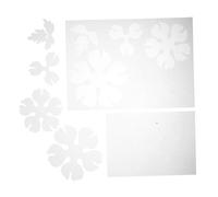 Gadpiparty 2pcs Transparent Pre Cut Peony Flower Heat Shrink Sheets for DIY Hairpin Accessories and Floral Crafts Shrinkable Plastic with Reliable Heat Shrink Technology for Earrings and