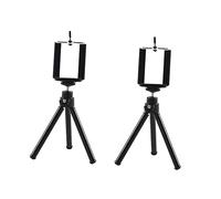 Gadpiparty 2pcs Tripod Smart Mobile Phone Holder Telescopic Dslr Camera Tripod Compact Design Quick Release Reliable Grip