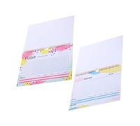 Gadpiparty 2pcs Undated Daily Task Planner Multifunctional Habit Tracker Notepad for Goal Setting Weekly Daily Schedule Organizer Portable for Home Office School Use Elegant Minimalist Design