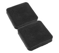 Gadpiparty 2pcs Vehicle Brake Clutch Pedal Pads Replacement Non-slip Rubber Car Foot Pedal Covers for Heavy Trucks and Cars