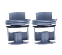 Gadpiparty 2pcs Washing Machine Drainage Pump Filter Lint Trap Seal Tub Water Pump Strainer for Drain Outlet Plug Compatible Washer Hose Seals