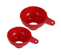 Gadpiparty 2pcs Wide Mouth Plastic Funnels for Bottles Large Kitchen Canning Jam Filling Tool with Hanging for Easy Storage and Versatile Liquid Transfer