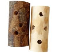 Gadpiparty 2pcs Wood Chew Sticks for Small Pets Hamster Guinea Pig Rabbit Teething Safe Chewing Playthings for Healthy Teeth and Cage Protection