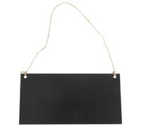 Gadpiparty 2pcs Wooden Door Hanging Blackboard, 20x10cm Message Board Pendant with Chalkboard Sign for Home Decor, DIY Writing Welcome Door Wall Ornament